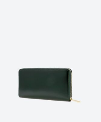 残り１【新品】Smythson Compton 長財布 ラウンドジップ グリーンロンドンスマイソン素材