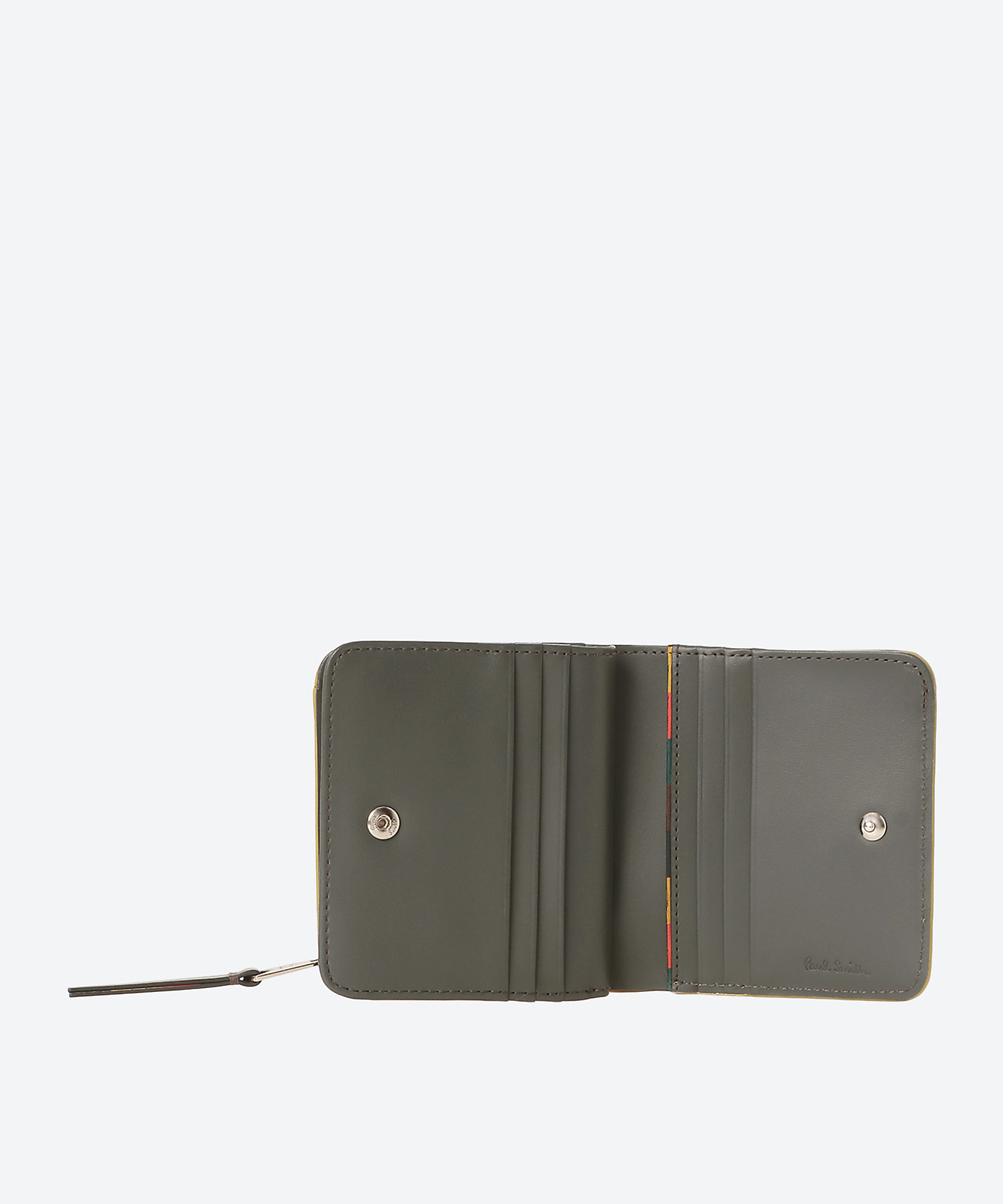 ブライトストライププラー Ｌ字ジップ二つ折り財布 | ファッション・服 