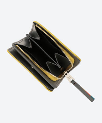 ブライトストライププラー Ｌ字ジップ二つ折り財布 | ファッション 
