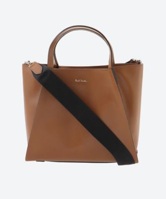 Paul Smith トートバッグ レザー × コーティングキャンバス黒 限定版 ...