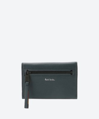 新品 ポールスミス キーケース ストライプインセット 俗っぽい