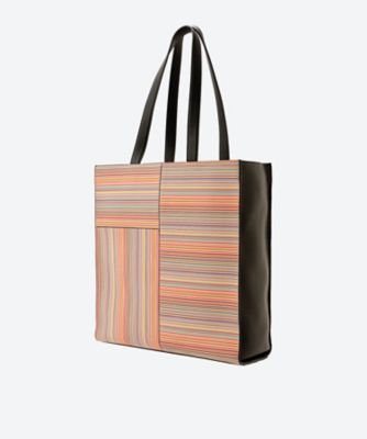 美品】Paul Smith シグネチャージップストライプ トートバッグ