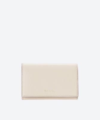 ポールスミスPaul Smith サプルレザー23AW 長財布アイボリー