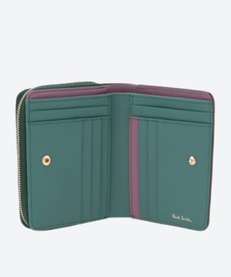 新品未使用】ポールスミス 二つ折り財布757 ブラウン 低い 