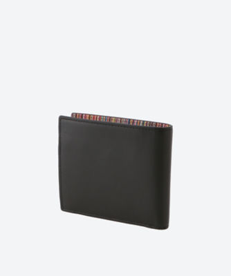 新品即決 ポールスミス 新品 箱付 二つ折り財布 Ｋ3451 シグネチャー 