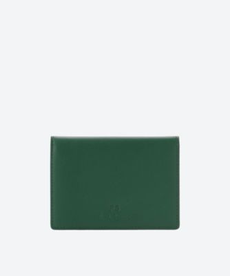 未使用 半額 dunhill パスポートケース 緑 レザー