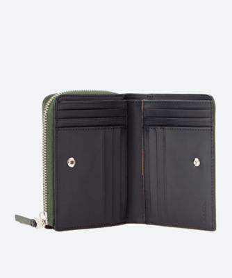 ブライトストライププラー Ｌジップ二つ折り財布 | ファッション・服 