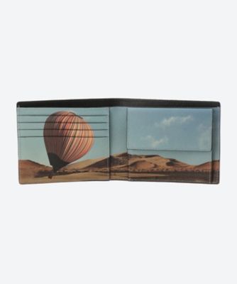 ＜Paul Smith (Men)＞シグネチャーストライプバルーン　ＵＳＡ　小銭入れ付き二つ折り財布