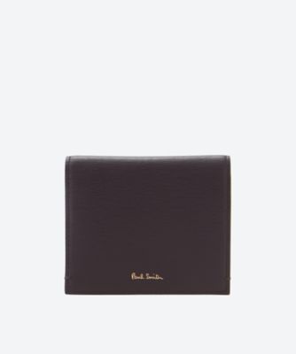 ＜Paul Smith (Bag&SLG)＞カラードエッジスペシャル　小銭入れ付き二つ折りミニ財布　ＢＰＳ９４３