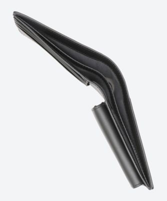 ストライププリント　二つ折り財布　１１２２―４２―１１０２―５１