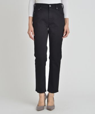 ＜YANUK (Women)＞ＲＵＴＨ　Ｓｌｉｍ　Ｔａｐｅｒｅｄ　－ＢＬＫ