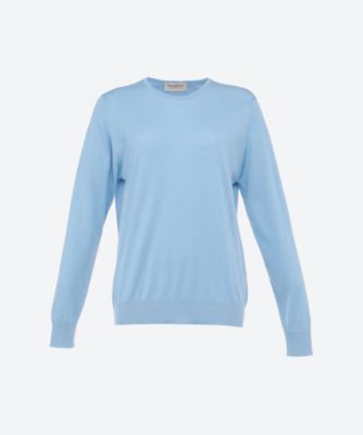 ＜JOHN SMEDLEY (Women)＞クルーネック長袖セーター
