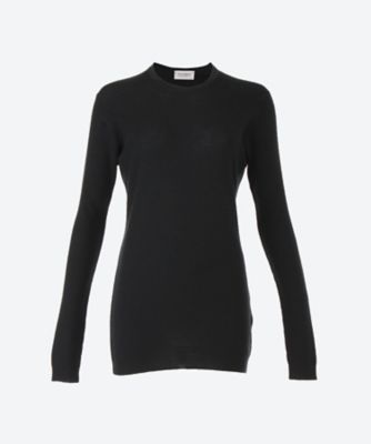 ＜JOHN SMEDLEY (Women)＞リブクルーネック長袖セーター