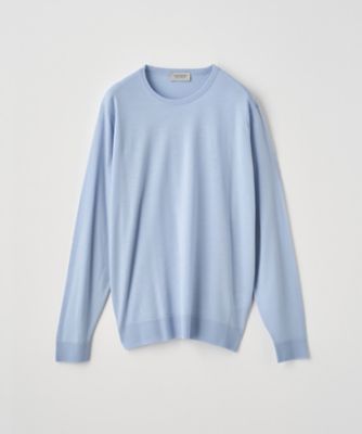 ３０Ｇ　ＭＯＤＥＲＮ　ＦＩＴ　クルーネック長袖ニットプルオーバー　ＳＣＡＮＬＡＮ