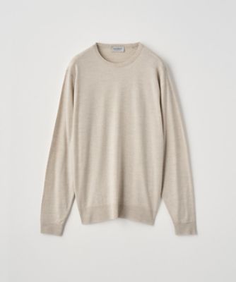 ３０Ｇ　ＭＯＤＥＲＮ　ＦＩＴ　クルーネック長袖ニットプルオーバー　ＳＣＡＮＬＡＮ