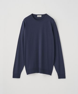３０Ｇ　ＭＯＤＥＲＮ　ＦＩＴ　クルーネック長袖ニットプルオーバー　ＳＣＡＮＬＡＮ