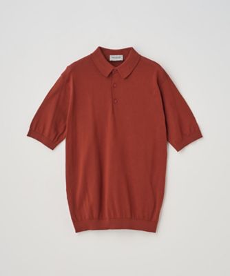 半袖コットンニットポロシャツ３０Ｇ　ＭＯＤＥＲＮ　ＦＩＴ　ＲＥＩＤ