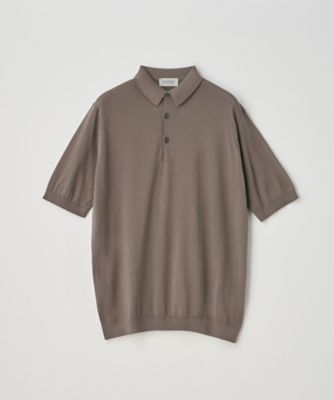 半袖コットンニットポロシャツ３０Ｇ　ＭＯＤＥＲＮ　ＦＩＴ　ＲＥＩＤ