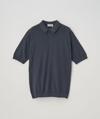 半袖コットンニットポロシャツ３０Ｇ　ＭＯＤＥＲＮ　ＦＩＴ　ＲＥＩＤ