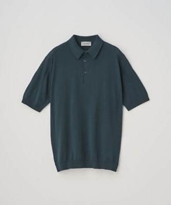 半袖コットンニットポロシャツ３０Ｇ　ＭＯＤＥＲＮ　ＦＩＴ　ＲＥＩＤ