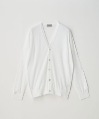 Ｖネック長袖コットンニットカーディガン３０Ｇ　ＭＯＤＥＲＮ　ＦＩＴ　ＷＩＳＴＩＮＧ
