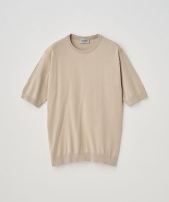 クルーネック半袖コットンニットＴシャツ３０Ｇ　ＭＯＤＥＲＮ　ＦＩＴ　ＫＩＥＬＬ