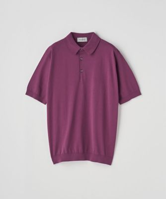 半袖コットンニットポロシャツ 30G MODERN FIT REID