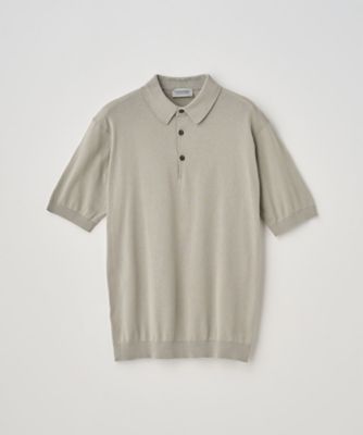 半袖コットンニットポロシャツ 30G MODERN FIT REID