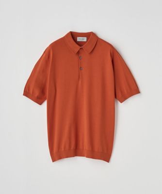 半袖コットンニットポロシャツ 30G MODERN FIT REID