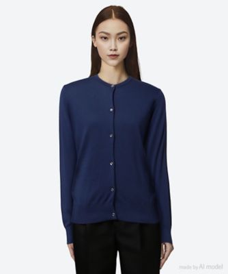 ＜JOHN SMEDLEY (Women)＞クルーカーデガン　ＥＬＩＮＯＲ／２６ＳＳ