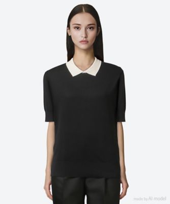 ＜JOHN SMEDLEY (Women)＞クレリック　Ｓ４４８５／２６ＳＳ