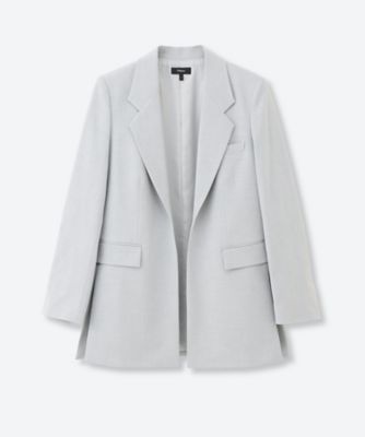 Theory (Women)/セオリー 伊勢丹新宿店限定　Ｍｅｌａｎｇｅ　Ｃｒｅｐｅ　Ｒｅｌａｘｅｄ　Ｓｌａｓｈ　Ｂｌａｚｅｒ　０１６３０４１１２