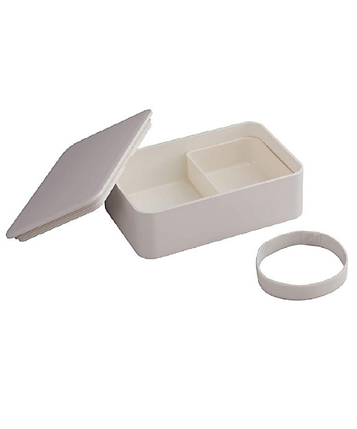  シンプルランチボックス ホワイト 食品保存容器