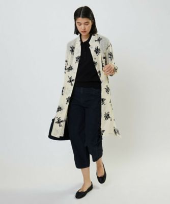 ＜L’EQUIPE (Women)＞フロッキーフラワープリントロングブラウス