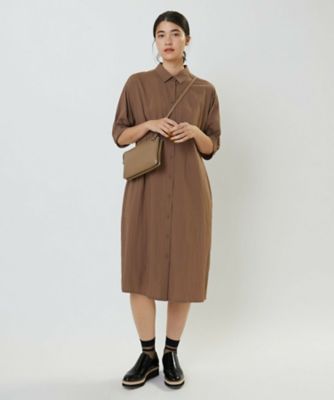 ＜L’EQUIPE (Women)＞レーヨンナイロンライトワッシャーワンピース