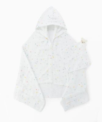 ＜MIKI HOUSE (Baby&Kids)＞ガーゼバスポンチョセット