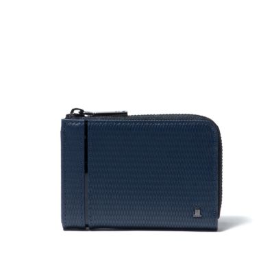 LANVIN COLLECTION (Men)/ランバン コレクション L字ファスナー小銭入れ ネービーブルー 財布・マネークリップ【三越伊勢丹/公式】