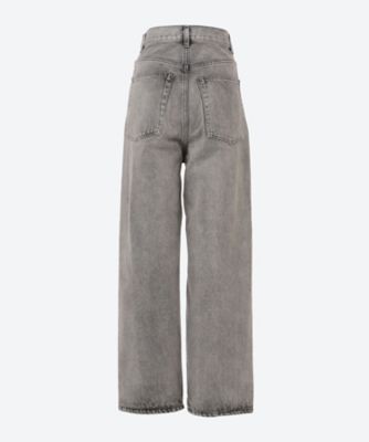 YLEVE イレーヴ ハイウエストワイドデニムパンツ 13.5oz DENIM