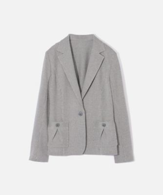 ＜TAE ASHIDA (Women)＞リネンコットンジャージー　シームレスジャケット　ＴＪ５６２５