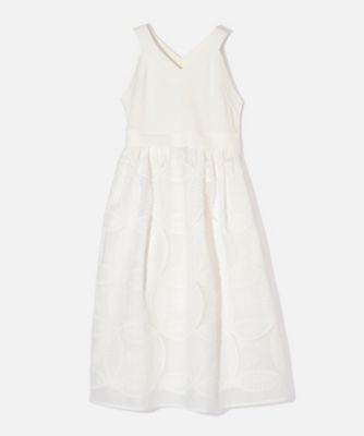 ＜TAE ASHIDA (Women)＞ニット×コットンローンエンブロイダリー　サマードレス　ＴＯ５６２３