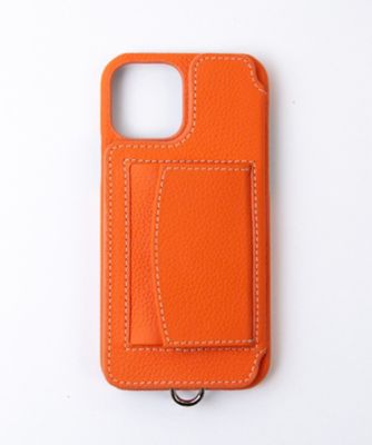 ＜DEMIU (Women)＞ＰＯＣＨＥ（ｉＰｈｏｎｅ１２Ｐｒｏ／ｉＰｈｏｎｅ１２対応）オレンジ