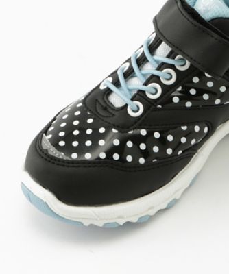 女児ドット柄スニーカー 黒 三越伊勢丹オンラインストア 公式