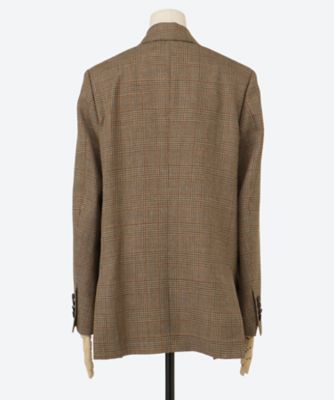 伊勢丹新宿店限定　ＭＯＨＡＩＲ　ＧＬＥＮ　ＣＨＥＣＫ　ＪＡＣＫＥＴ　Ｂ１１５３ＡＦＪ１０２