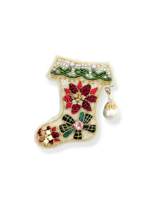 TILIA/チリア 【クリスマスおまとめ】ポインセチアのソックスブローチ