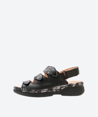 THINK! (Women)/シンク サンダル THL0587** BLA/C 靴【三越伊勢丹/公式】