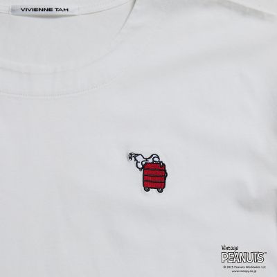 スヌーピー刺繍Ｔシャツ