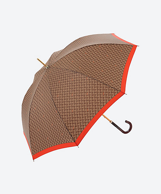  雨傘長 モノグラム コゲチャ(24) 傘・日傘