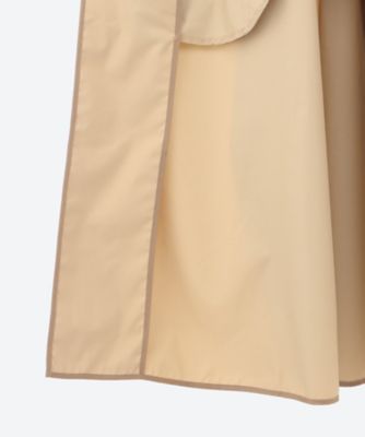 ロングパーカートレンチレインコート