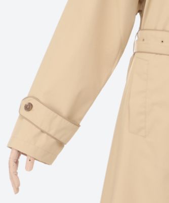 ロングパーカートレンチレインコート