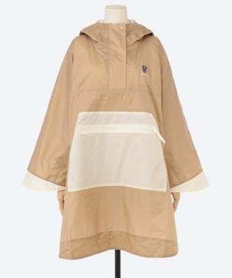 600③新品 POLO ポロ ラルフ ローレン レインコート ポンチョ ベージュ レインコート ポンチョ 収納袋付き ポロベア ワンポイント 無地